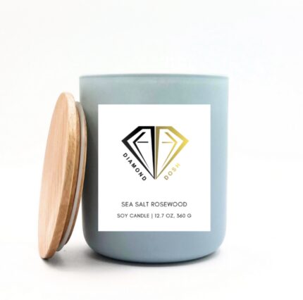 DD Luxe Candle - Sea Salt Rosewood